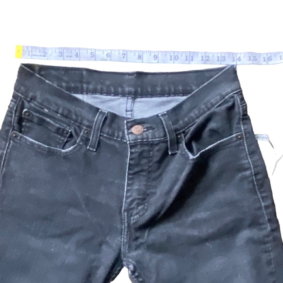 Women’s LEVI'S 511‎ Black Straight Leg Jeans Size 29/30 - Picture 8 of 9